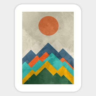 Mountain Landscape Sticker